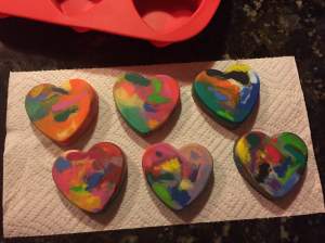 Heart Crayons